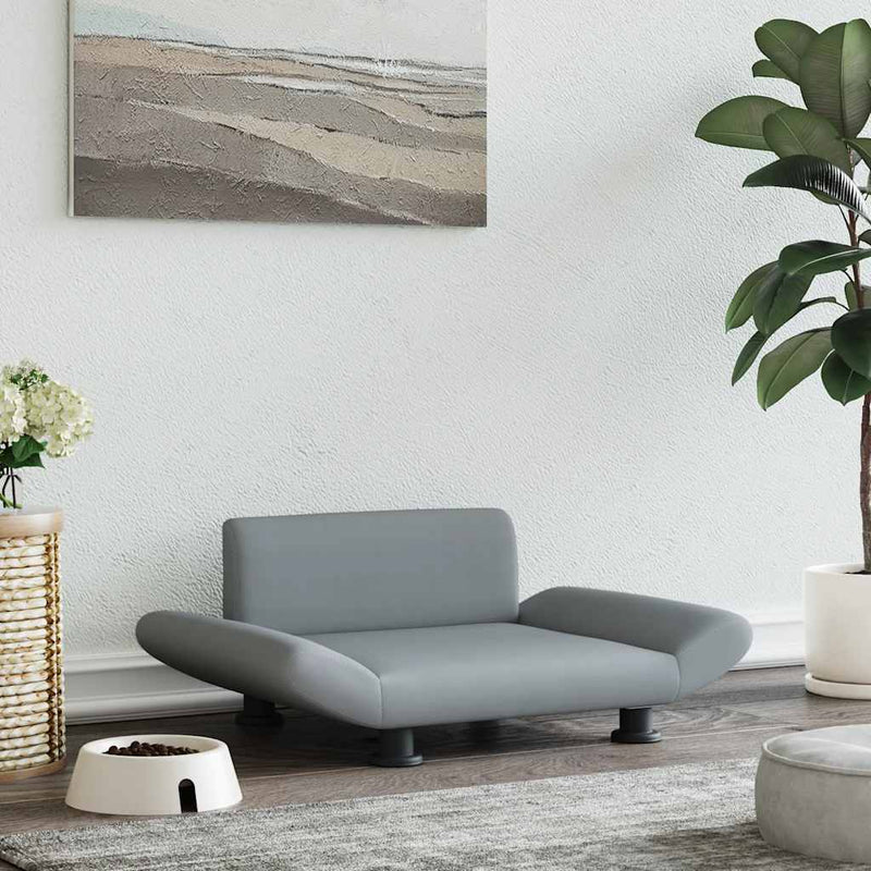 Load image into Gallery viewer, Vidaxl hondenmand 70x45x28 cm stof lichtgrijs
