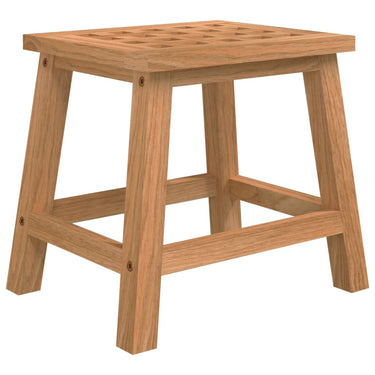 Vidaxl opstapkrukje 29x22,5x25,5 cm massief walnotenhout