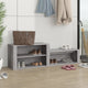 Vidaxl schoenenkast 150x35x45 cm bewerkt hout grijs sonoma