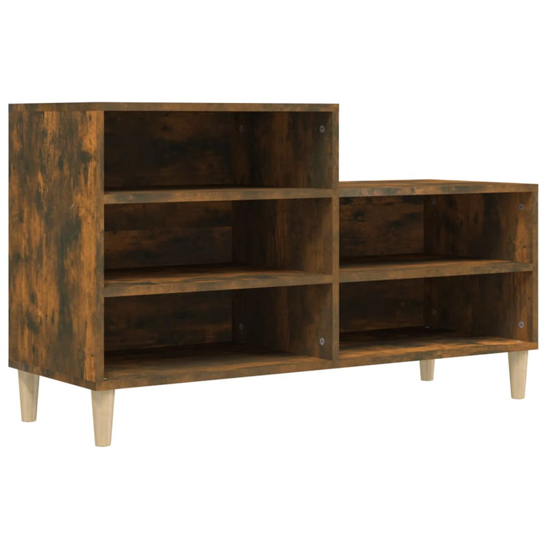 Load image into Gallery viewer, Vidaxl schoenenkast 102x36x60 cm bewerkt hout gerookt eikenkleurig
