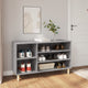 Vidaxl schoenenkast 102x36x60 cm bewerkt hout sonoma grijs