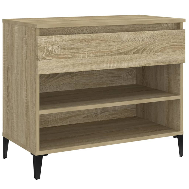 Load image into Gallery viewer, VidaXL Schoenenkast 70x36x60 cm bewerkt hout sonoma eikenkleurig
