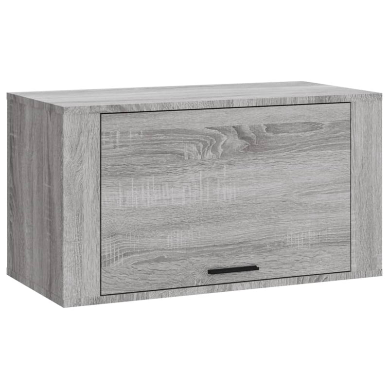 Load image into Gallery viewer, VidaXL Wandschoenenkast 70x35x38 cm massief grenenhout sonoma grijs

