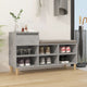 Vidaxl schoenenkast 102x36x60 cm bewerkt hout betongrijs