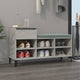 Vidaxl schoenenkast 102x36x60 cm bewerkt hout betongrijs