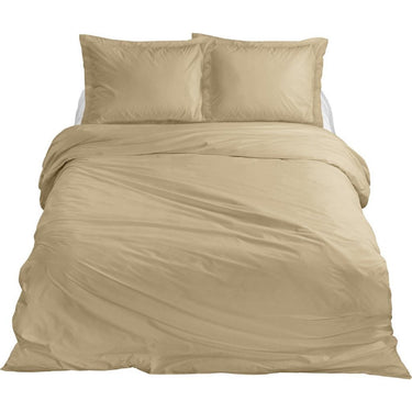 Ten cate katoen satijnen lits-jumeaux dekbedovertrek 240x200 220 cm goud