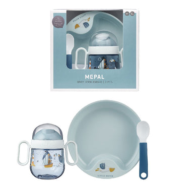 Mepal mio babyservies set little dutch - 3-delig - kraamcadeau - kinderservies - sailors bay