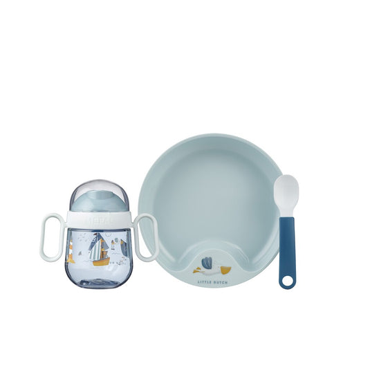 Mepal babyservies little dutch sailors bay 3-delig blauw