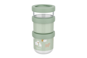 Mepal snackbox stack mio 3-delig - little farm