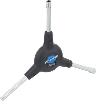 Parktool sw-15 3-way internal nipple spoke wrench