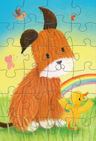 Rebo legpuzzel 2x24 stukjes - dog and du