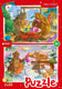 Rebo legpuzzel 2x24 stukjes - christmas