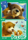 Rebo legpuzzel 24 + 48 stukjes - bear fa