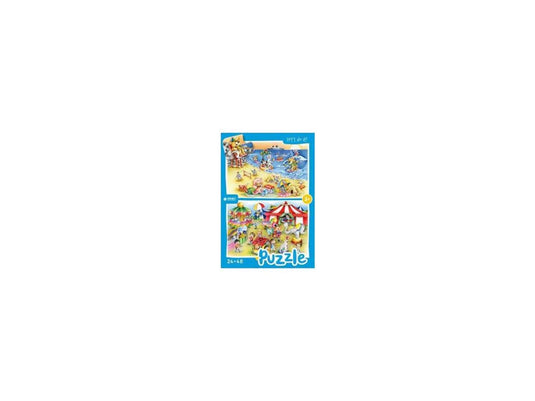 Rebo Productions Beach Circus legpuzzel junior 24 48 stukjes