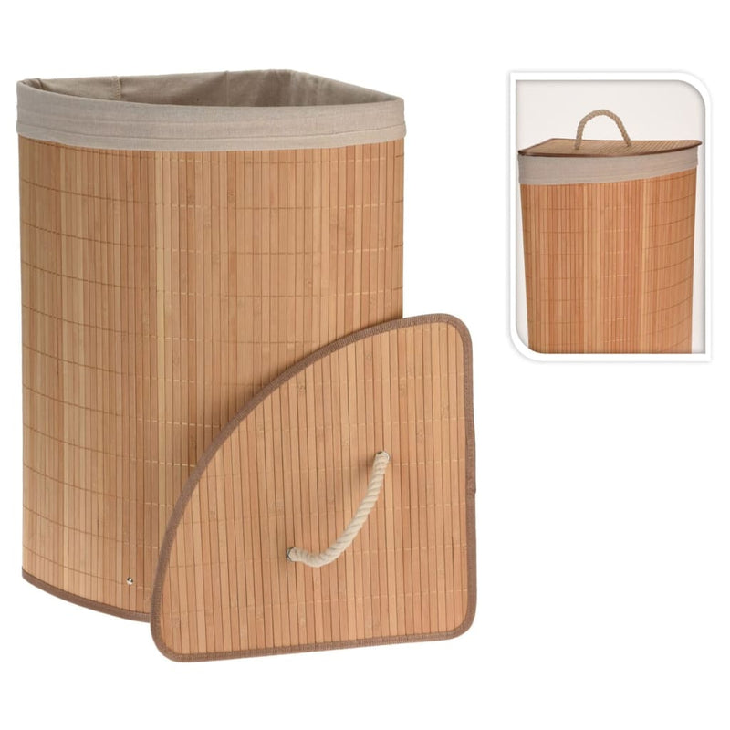 Load image into Gallery viewer, Bathroom Solutions Bathroom Solutions Hoekwasmand bamboe
