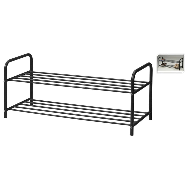Load image into Gallery viewer, Storage solutions schoenenrek met 2 lagen 91x35x38,5 cm
