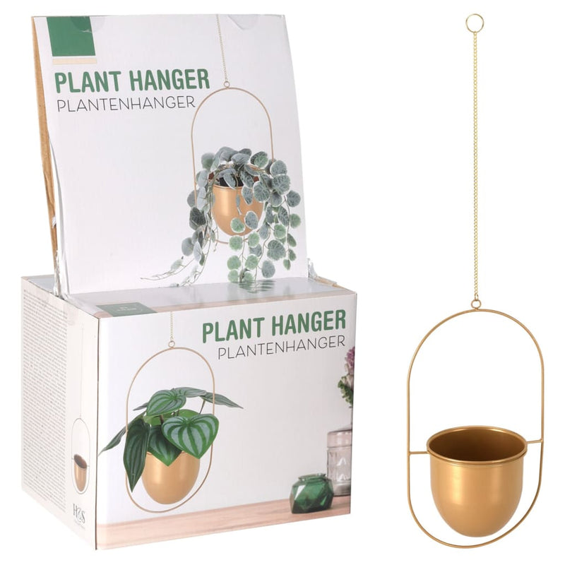 Load image into Gallery viewer, Progarden plantenhanger 20,5x15x39 cm goudkleurig
