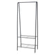 Storage solutions kledingrek met 2 lagen 61x34x152 cm