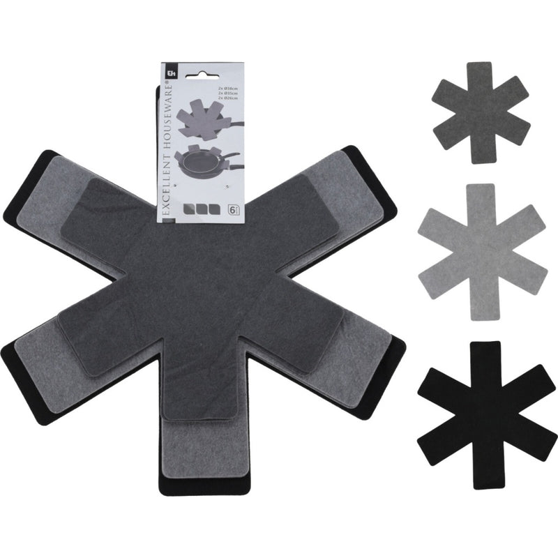 Load image into Gallery viewer, Excellent houseware panbeschermer 6 stuks 38 cm | 4 stuks
