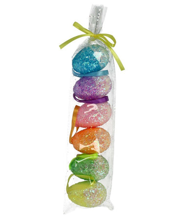 Overige merken paasei hangdecoratie 6cm 6 stuks