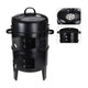 Bbq houtskoolbarbecue 78 cm zwart