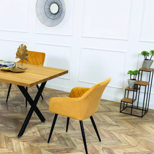 Home Styling Home Styling Plantenstandaard met 4 planken naturel en zwart