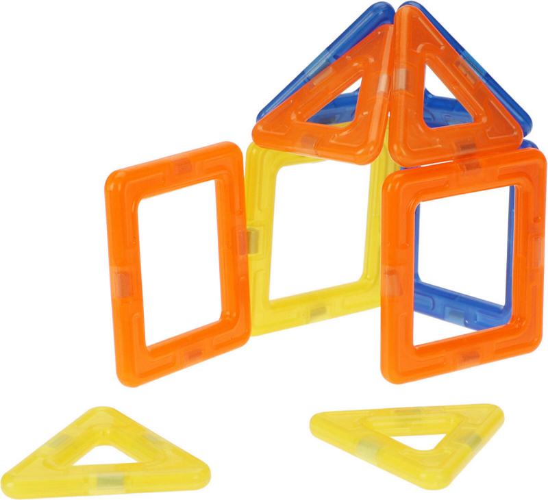 Load image into Gallery viewer, Magnetisch constructie set 10-delig op kaart
