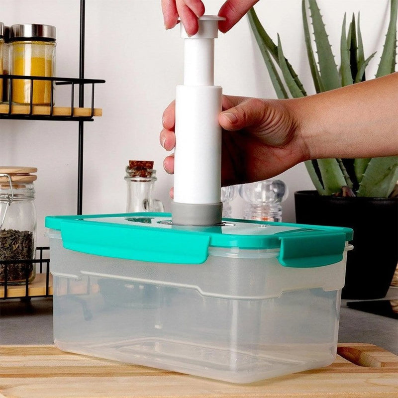 Load image into Gallery viewer, Excellent houseware vacu uuml;m vershouddoos 2,3l groen transparant

