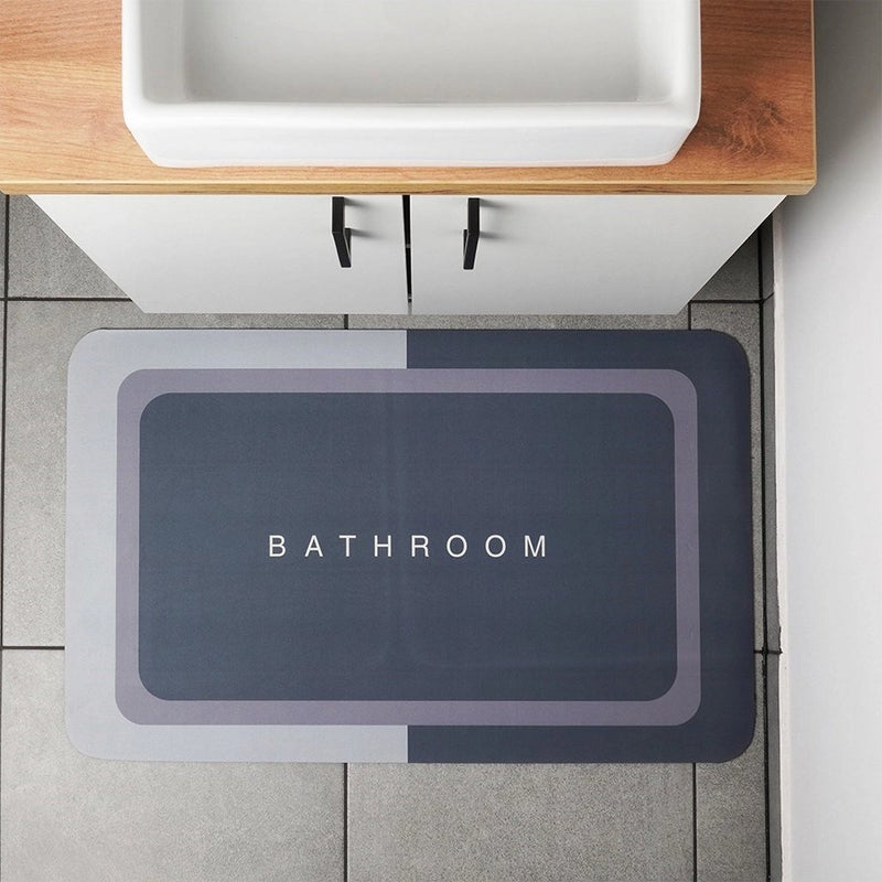 Load image into Gallery viewer, Bathroom solutions badkamermat 79.5x49.5 cm grijs
