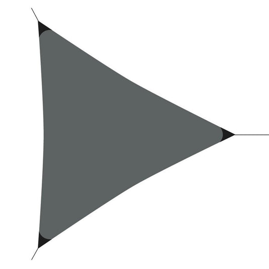 Overige merken schaduwdoek 360x360x360 cm grijs