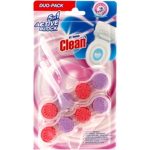 Overige merken at home clean toiletblok lavender power 2x45 gr
