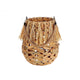 Hbx natural living hbx natrural living lantaarn tangia met glazen inzet ã˜23xh27cm