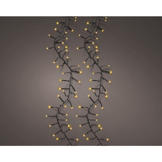 Lumineo led excellent twinkle 648 leds 100 cm zwart warm wit licht