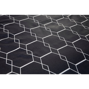 Ten cate katoenen eenpersoons dekbedovertrek 140x200 220 cm graphic antraciet