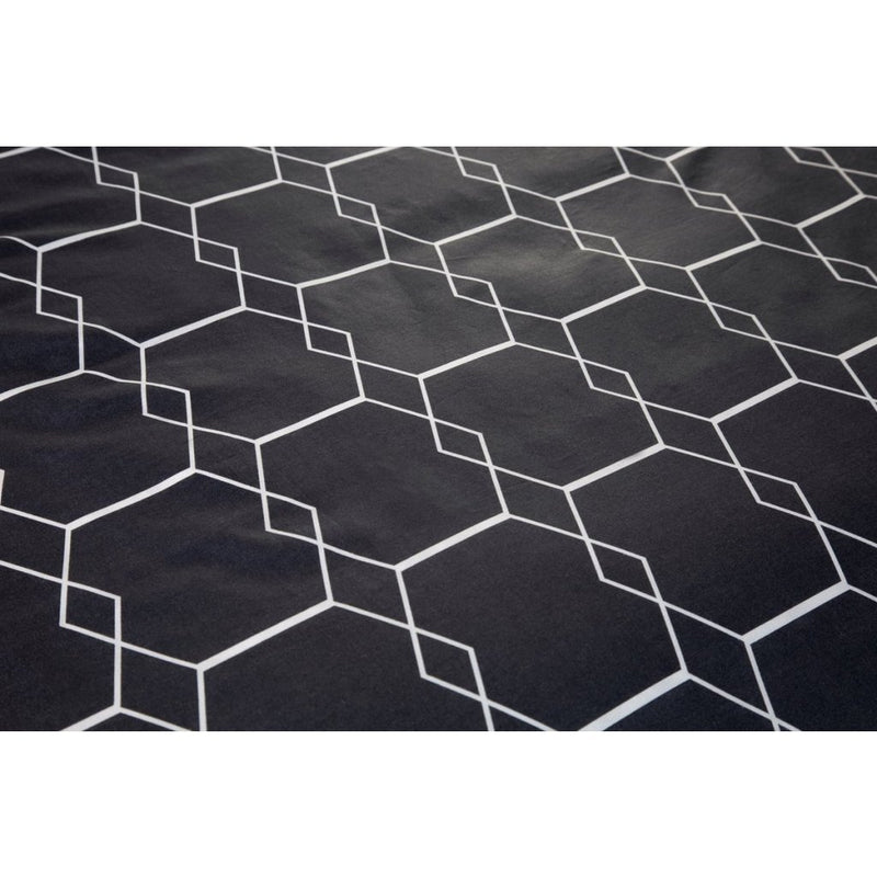 Load image into Gallery viewer, Ten cate katoenen eenpersoons dekbedovertrek 140x200 220 cm graphic antraciet
