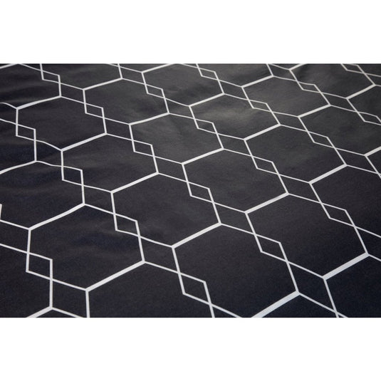 Ten cate katoenen eenpersoons dekbedovertrek 140x200 220 cm graphic antraciet