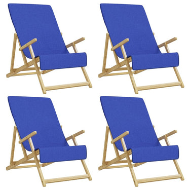 Vidaxl strandhanddoeken 4 st 400 g m² 60x135 cm stof koningsblauw