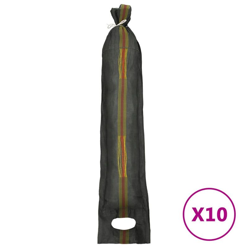 Load image into Gallery viewer, Vidaxl zandzakken 10 st 103x25 cm hdpe donkergroen

