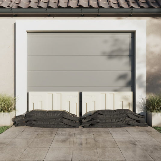 Vidaxl zandzakken 50 st 103x25 cm hdpe donkergroen