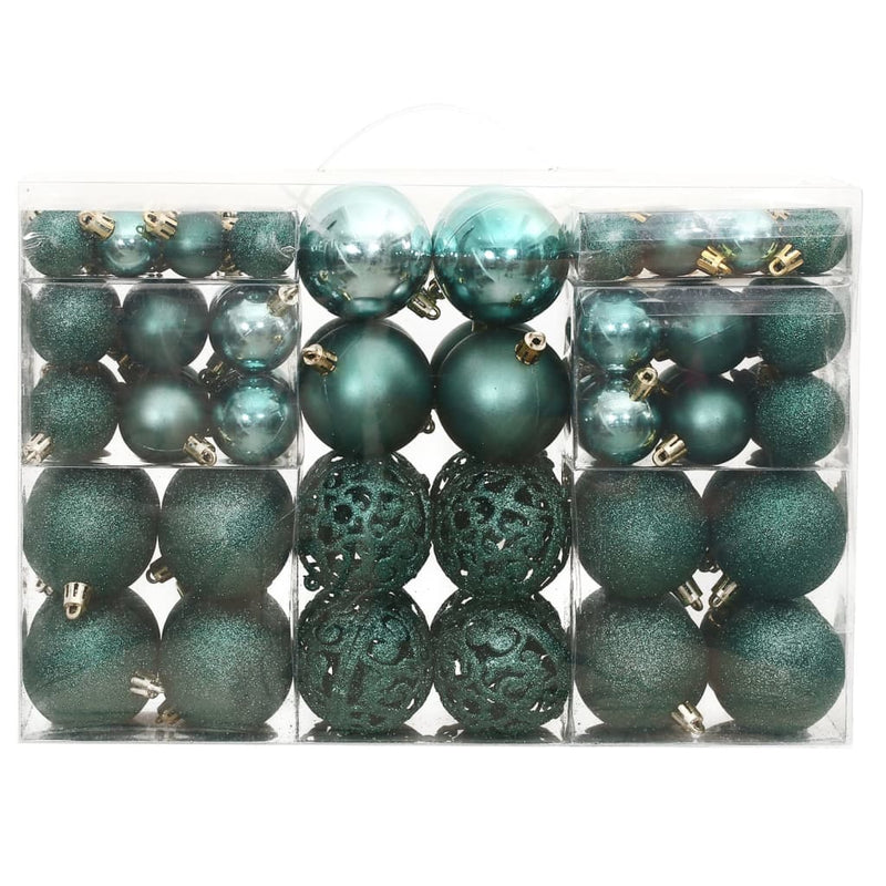 Load image into Gallery viewer, VidaXL Kerstballen 100 st 3 4 6 cm groen
