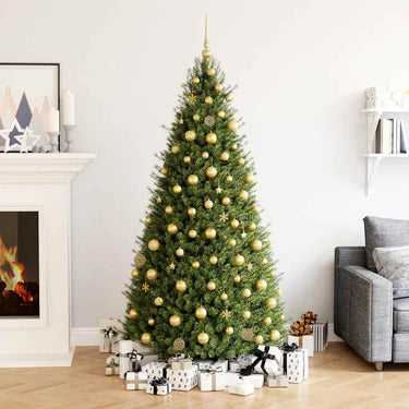 Vidaxl 111-delige kerstballenset polystyreen goudkleurig