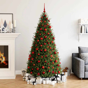 Vidaxl 111-delige kerstballenset polystyreen rood