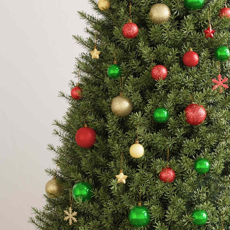 Load image into Gallery viewer, VidaXL 112-delige Kerstballenset polystyreen rood groen en goudkleurig
