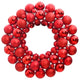 Vidaxl kerstkrans 45 cm polystyreen rood