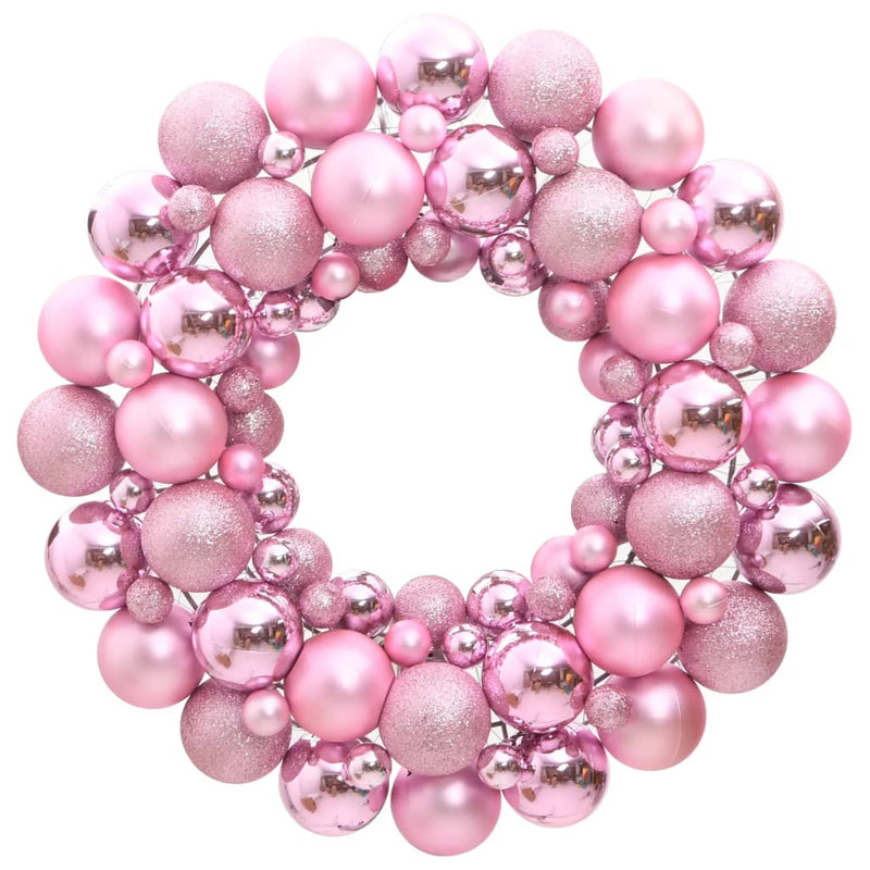 Load image into Gallery viewer, VidaXL Kerstkrans 45 cm polystyreen roze
