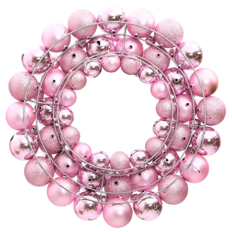 Load image into Gallery viewer, VidaXL Kerstkrans 45 cm polystyreen roze
