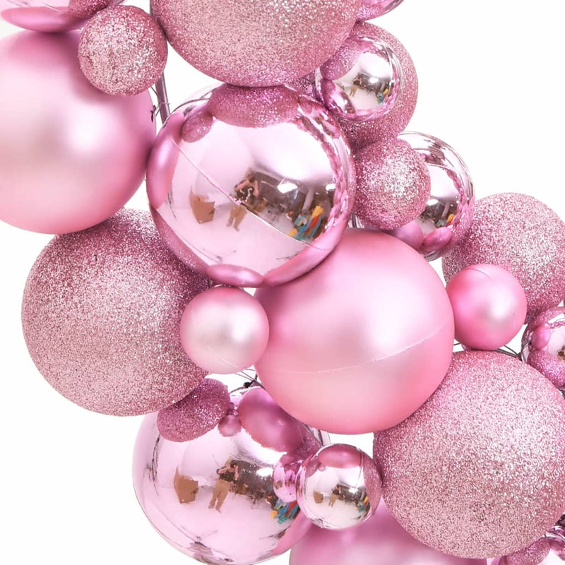 Load image into Gallery viewer, VidaXL Kerstkrans 45 cm polystyreen roze
