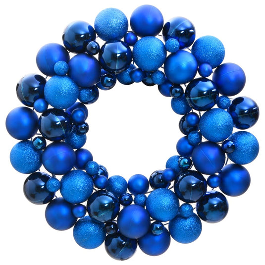 Vidaxl kerstkrans 45 cm polystyreen blauw