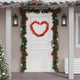 VidaXL Kerstslinger ballen 175 cm polystyreen rood