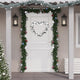 VidaXL Kerstslinger ballen 175 cm polystyreen wit en grijs